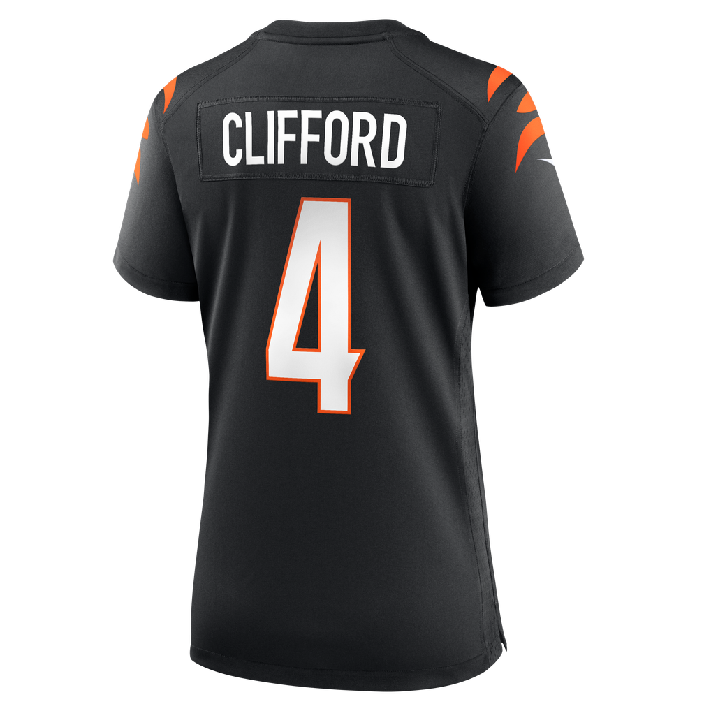 Women's Cincinnati Bengals Sean Clifford Black Team Game Jersey