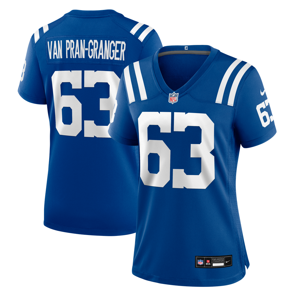 Women's Indianapolis Colts Sedrick Van Pran-Granger Royal Team Game Jersey