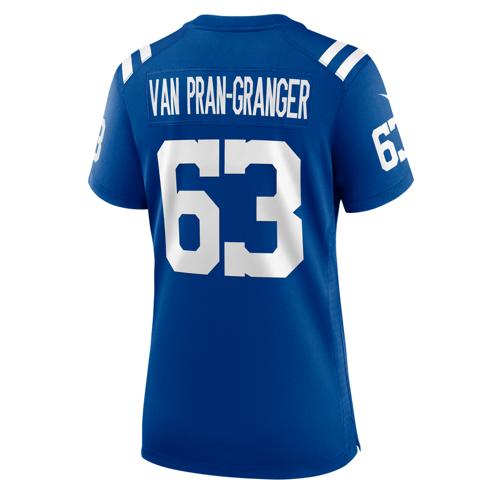 Women's Indianapolis Colts Sedrick Van Pran-Granger Royal Team Game Jersey