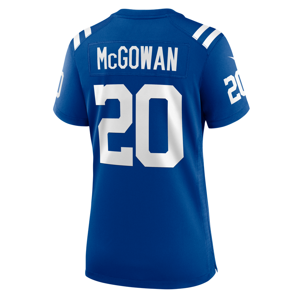 Women's Indianapolis Colts Seth McGowan Royal Team Game Jersey