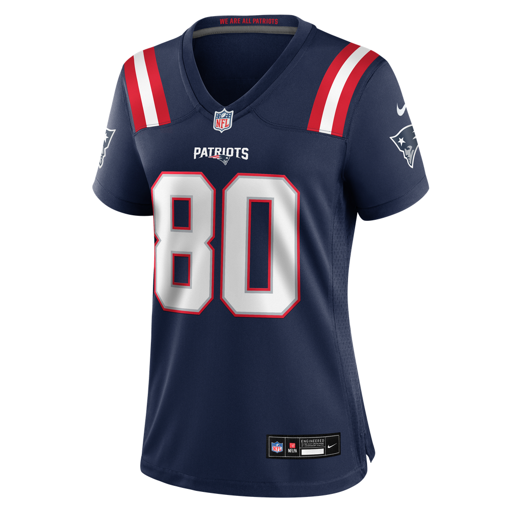 Women's New England Patriots Shane Zylstra Navy Team Game Jersey