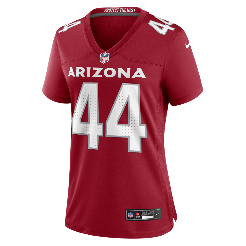 Women's Arizona Cardinals Shawn Bowman Cardinal Team Game Jersey