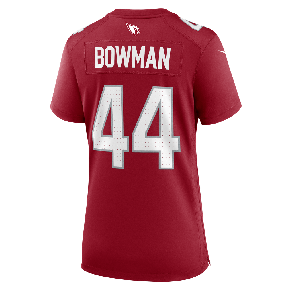 Women's Arizona Cardinals Shawn Bowman Cardinal Team Game Jersey