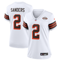 Women's Cleveland Browns Shedeur Sanders White Alternate Game Jersey