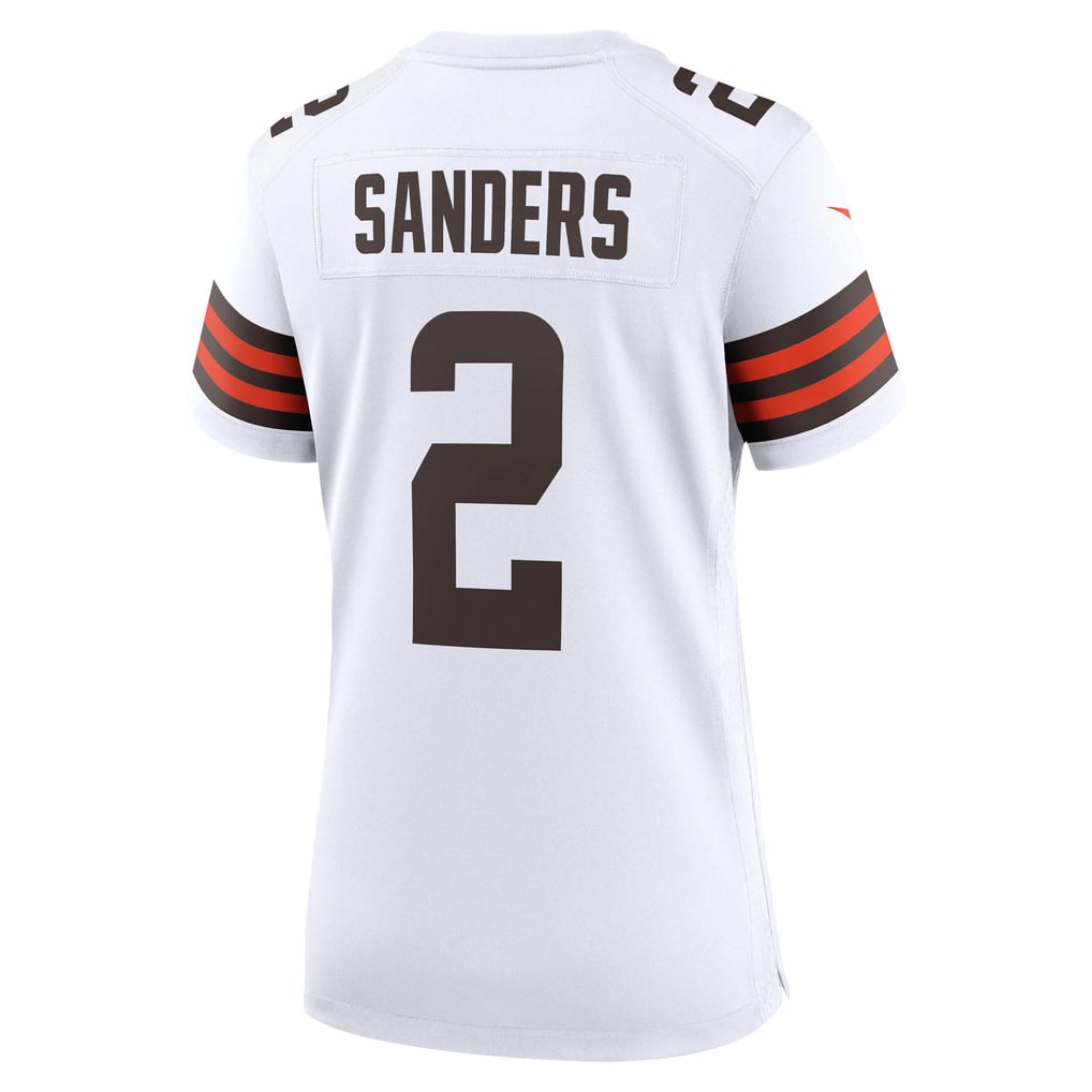 Women's Cleveland Browns Shedeur Sanders White Game Jersey