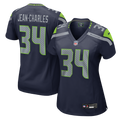 Women's Seattle Seahawks Shemar Jean-Charles College Navy Team Game Jersey