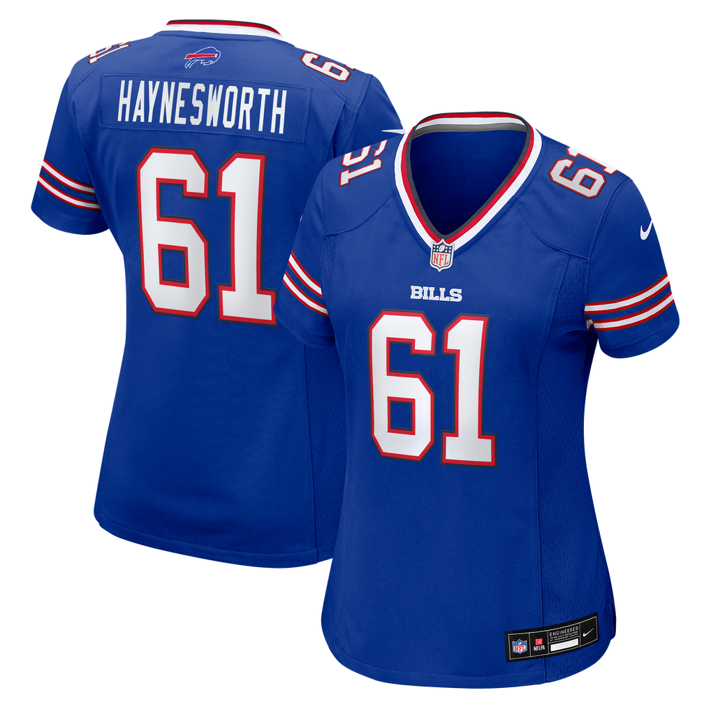 Women's Buffalo Bills Sincere Haynesworth Royal Team Game Jersey