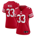Women's San Francisco 49ers Siran Neal Scarlet Team Game Jersey