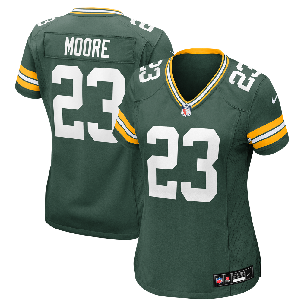 Women's Green Bay Packers Skyy Moore Green Team Game Jersey