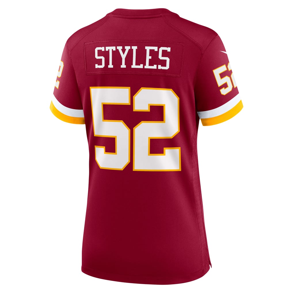 Women's Washington Commanders Sonny Styles Burgundy Game Jersey