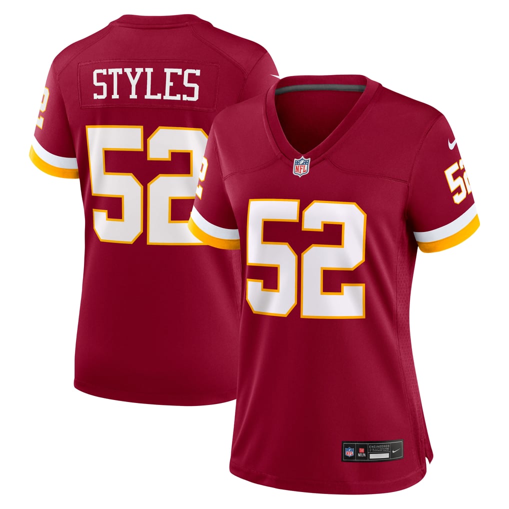 Women's Washington Commanders Sonny Styles Burgundy Game Jersey