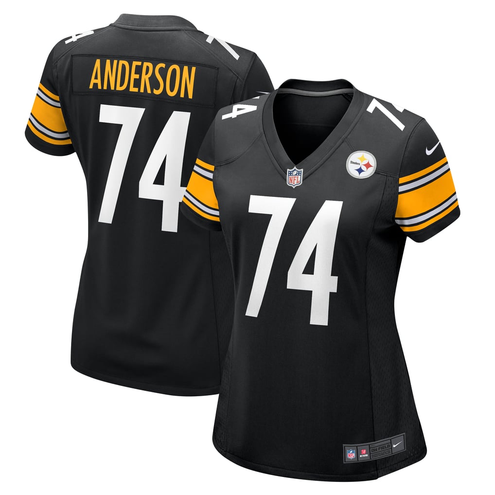 Women's Pittsburgh Steelers Spencer Anderson Black Game Jersey