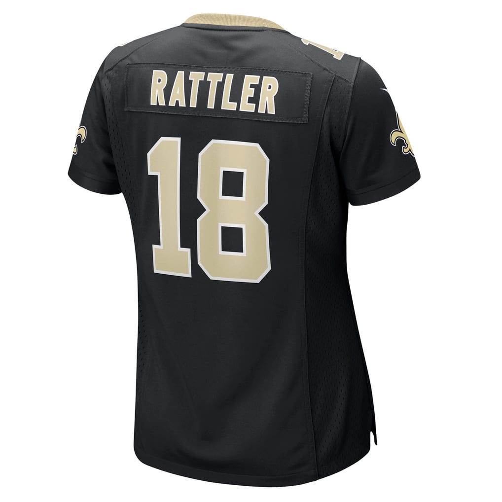 Women's New Orleans Saints Spencer Rattler Black Game Jersey