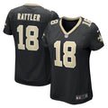 Women's New Orleans Saints Spencer Rattler Black Game Jersey