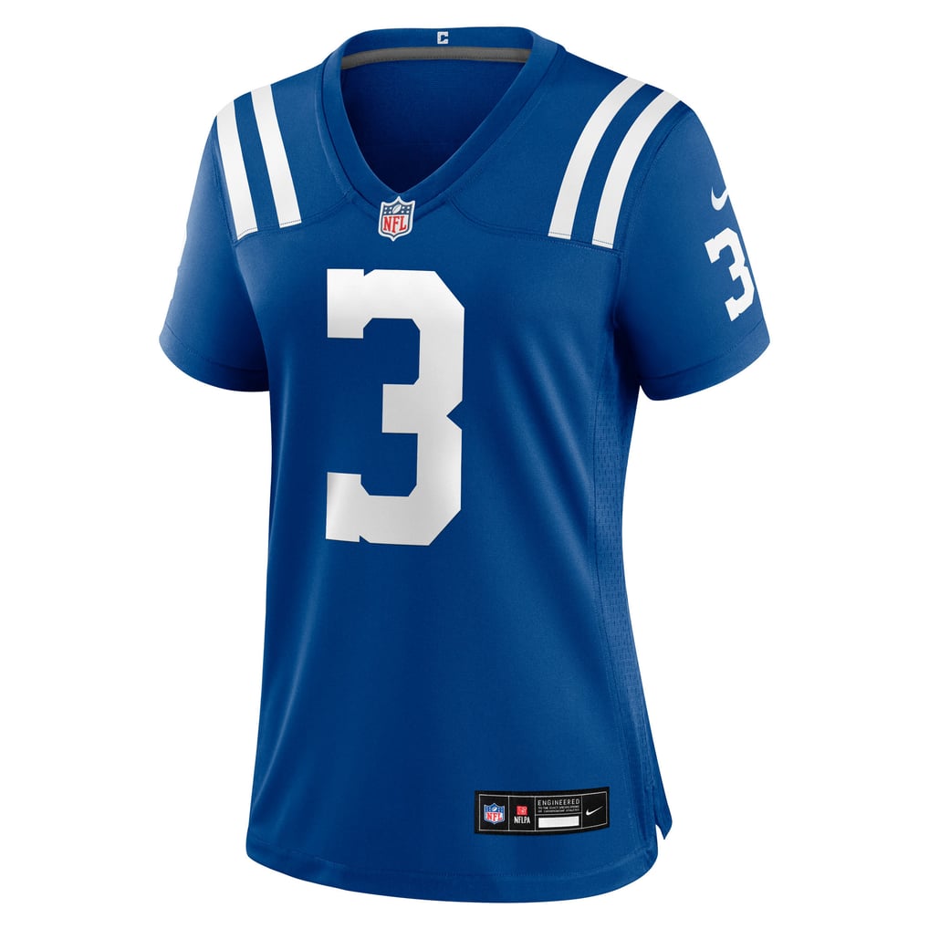 Women's Indianapolis Colts Spencer Shrader Royal Team Game Jersey