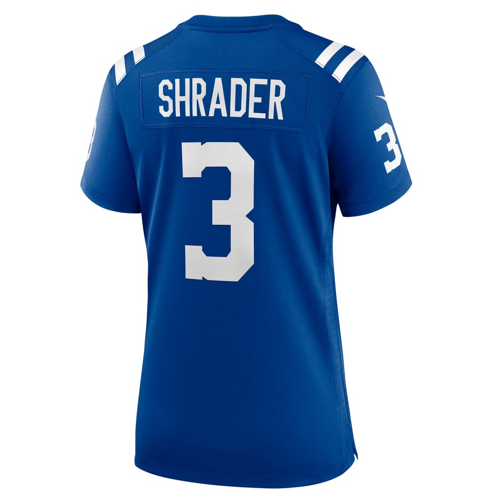 Women's Indianapolis Colts Spencer Shrader Royal Team Game Jersey