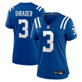 Women's Indianapolis Colts Spencer Shrader Royal Team Game Jersey