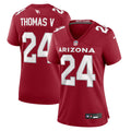 Women's Arizona Cardinals Starling Thomas V Cardinal Team Game Jersey