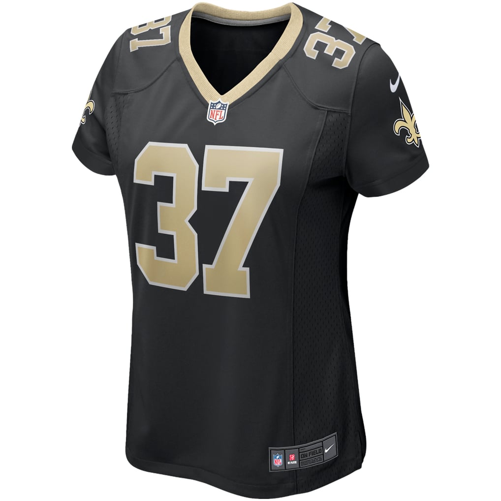 Women's New Orleans Saints Steve Gleason Black Game Retired Player Jersey