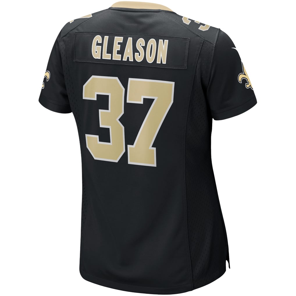 Women's New Orleans Saints Steve Gleason Black Game Retired Player Jersey