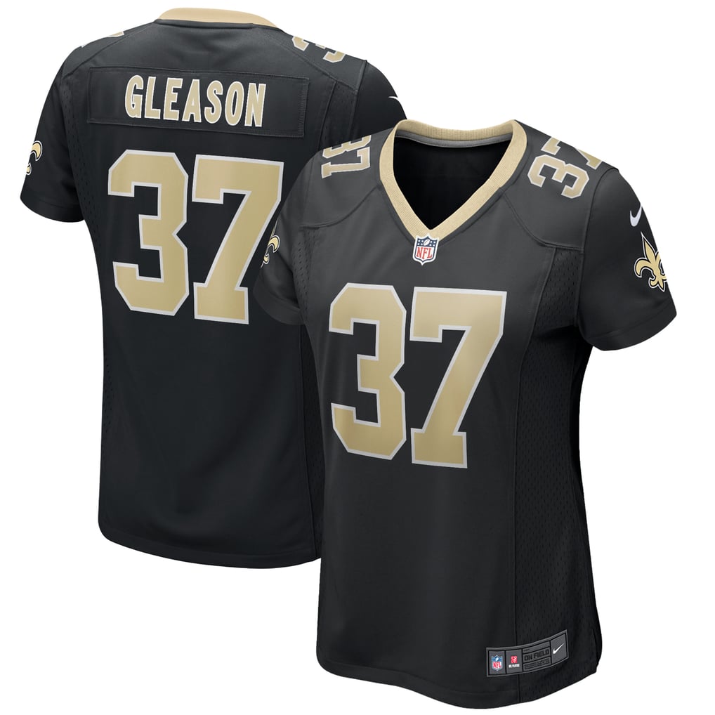 Women's New Orleans Saints Steve Gleason Black Game Retired Player Jersey