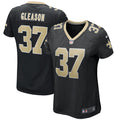 Women's New Orleans Saints Steve Gleason Black Game Retired Player Jersey