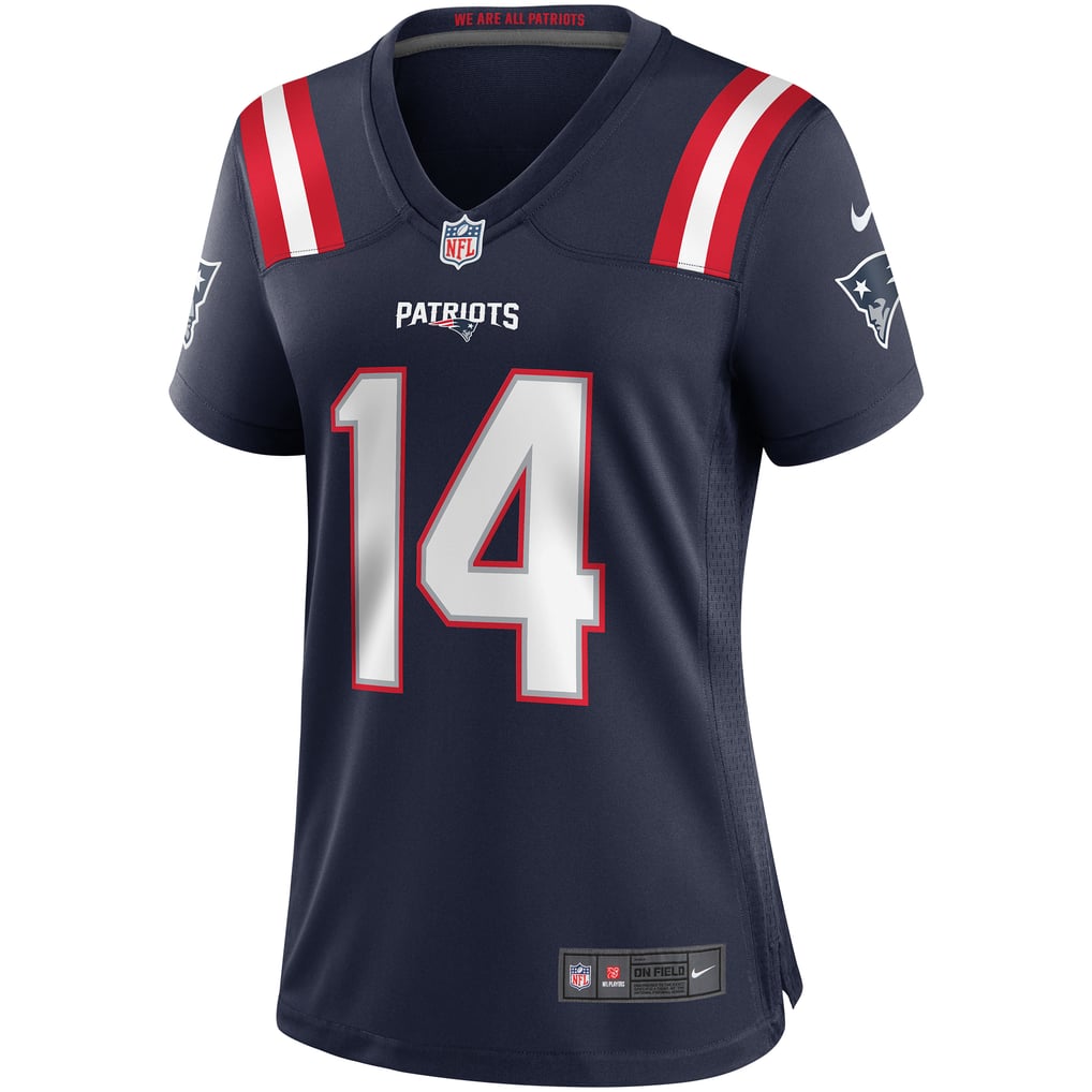 Women's New England Patriots Steve Grogan Navy Game Retired Player Jersey