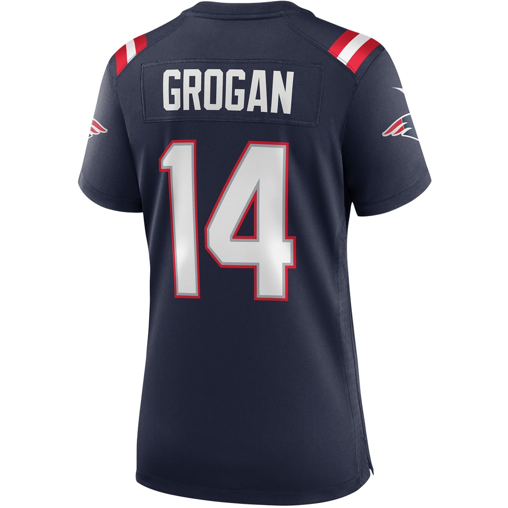 Women's New England Patriots Steve Grogan Navy Game Retired Player Jersey