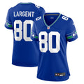 Women's Seattle Seahawks Steve Largent Royal Throwback Retired Player Game Jersey