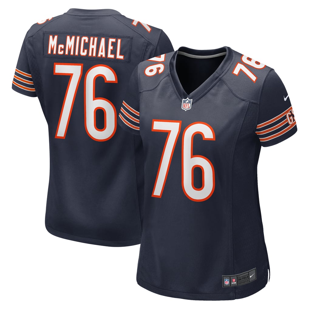 Women's Chicago Bears Steve McMichael Navy Retired Player Game Jersey