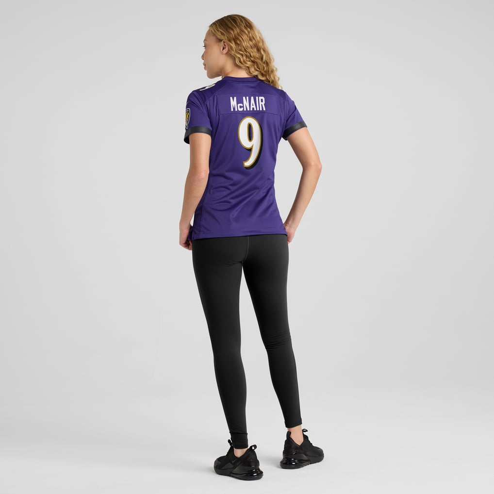 Women's Baltimore Ravens Steve McNair Purple Game Retired Player Jersey