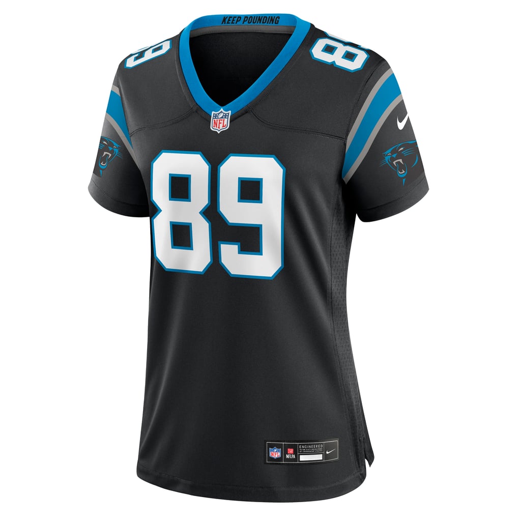 Women's Carolina Panthers Steve Smith Sr. Black Retired Player Game Jersey