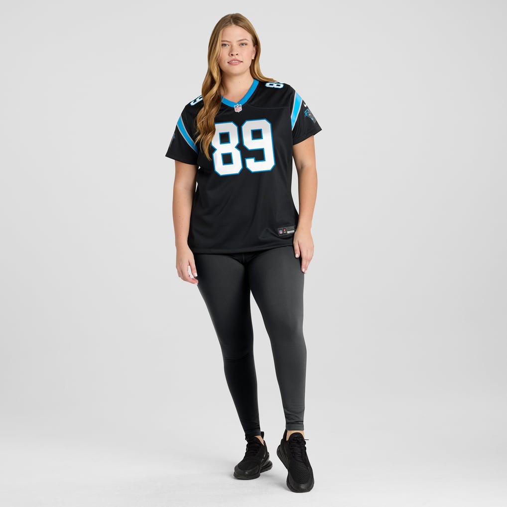 Women's Carolina Panthers Steve Smith Sr. Black Retired Player Game Jersey