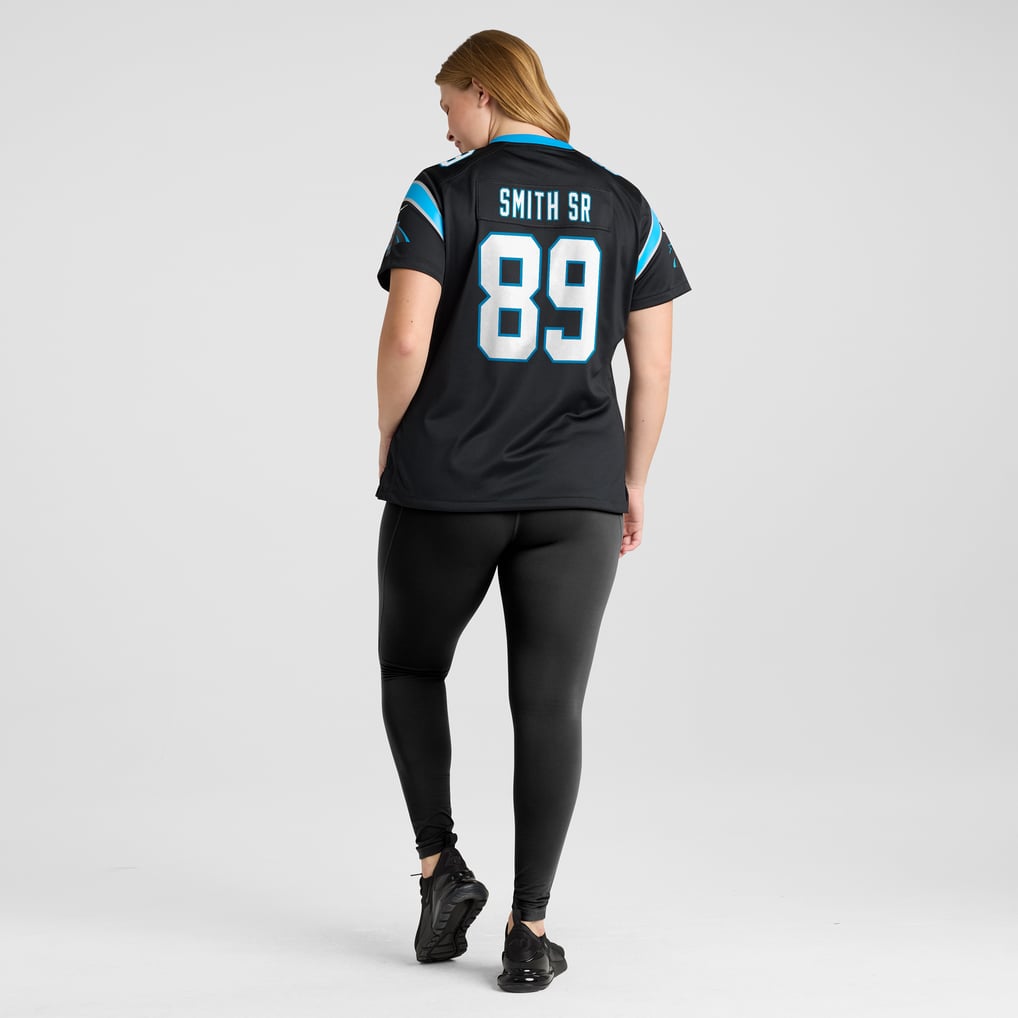 Women's Carolina Panthers Steve Smith Sr. Black Retired Player Game Jersey