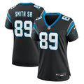 Women's Carolina Panthers Steve Smith Sr. Black Retired Player Game Jersey