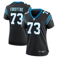 Women's Carolina Panthers Stone Forsythe Black Team Game Jersey