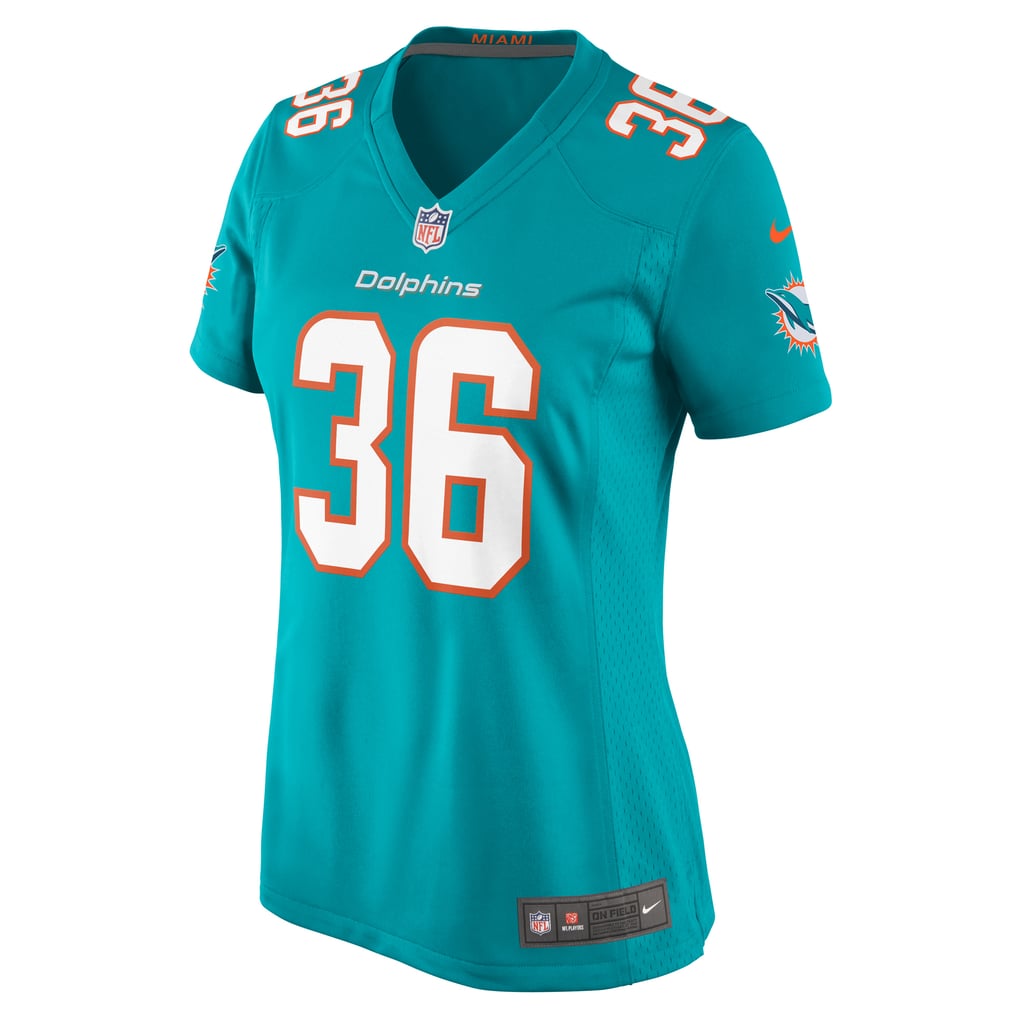 Women's Miami Dolphins Storm Duck Aqua Game Jersey