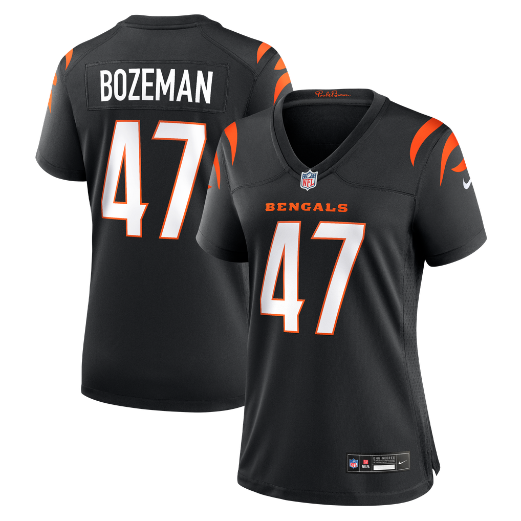 Women's Cincinnati Bengals Swayze Bozeman Black Team Game Jersey