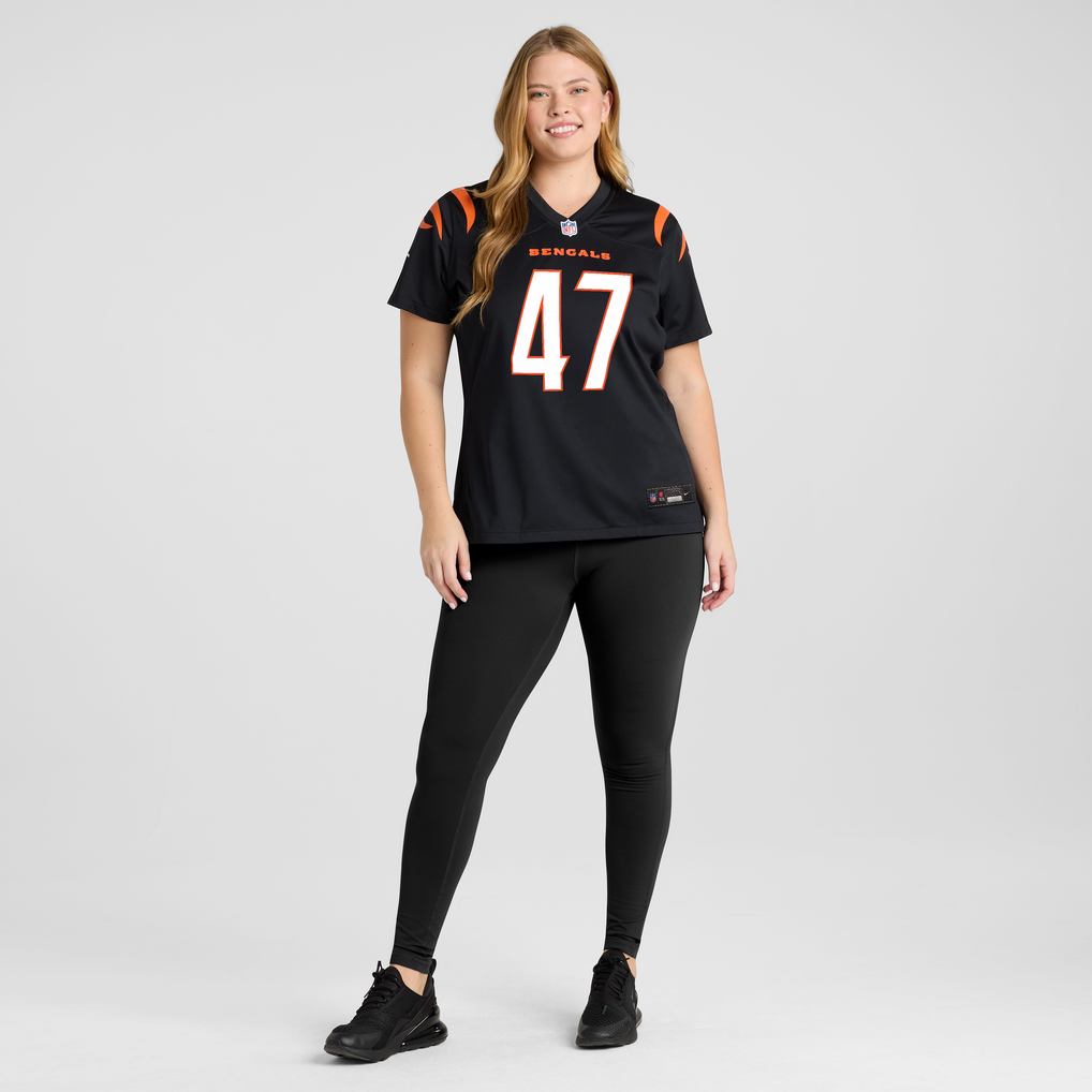 Women's Cincinnati Bengals Swayze Bozeman Black Team Game Jersey