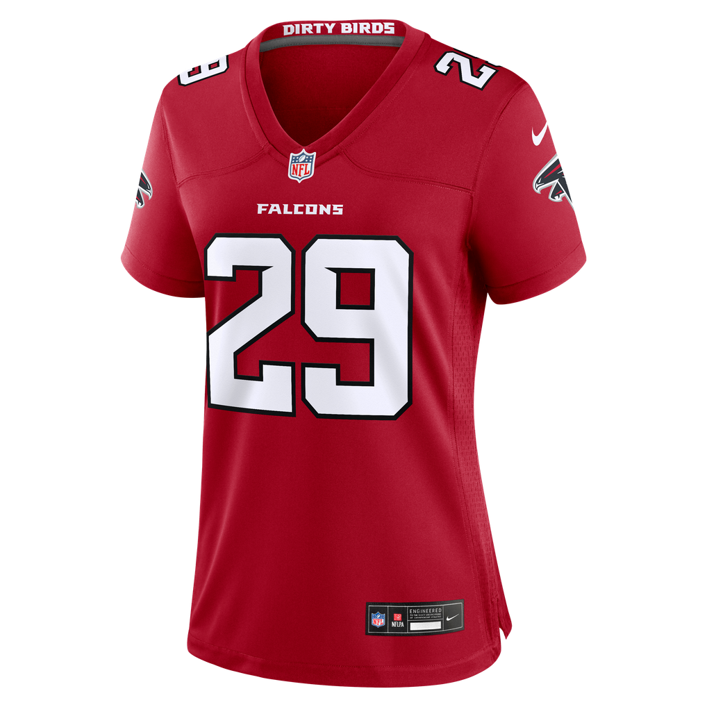 Women's Atlanta Falcons Sydney Brown Red Team Game Jersey