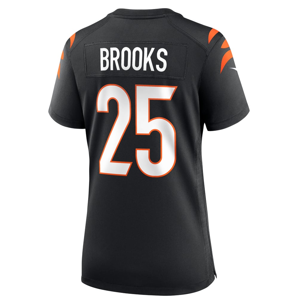 Women's Cincinnati Bengals Tahj Brooks Black Team Game Jersey