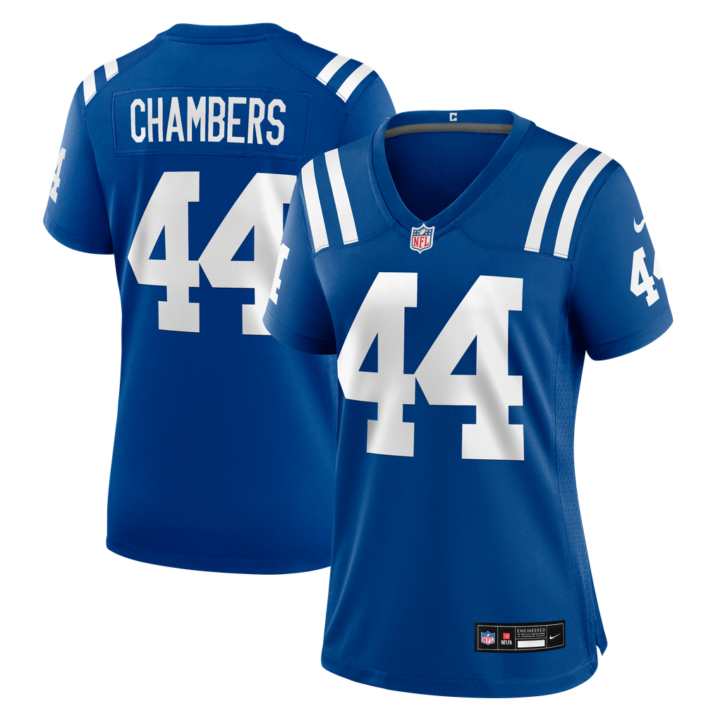 Women's Indianapolis Colts Tahj Chambers Royal Team Game Jersey