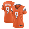 Women's Denver Broncos Talanoa Hufanga Orange Team Game Jersey