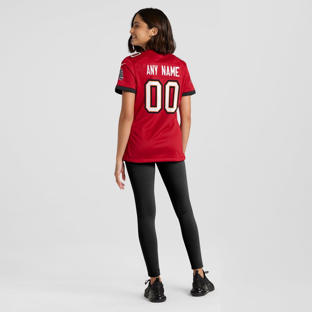 Women's Tampa Bay Buccaneers Red Custom Game Jersey