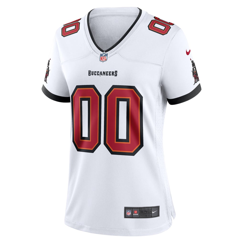 Women's Tampa Bay Buccaneers White Custom Game Jersey