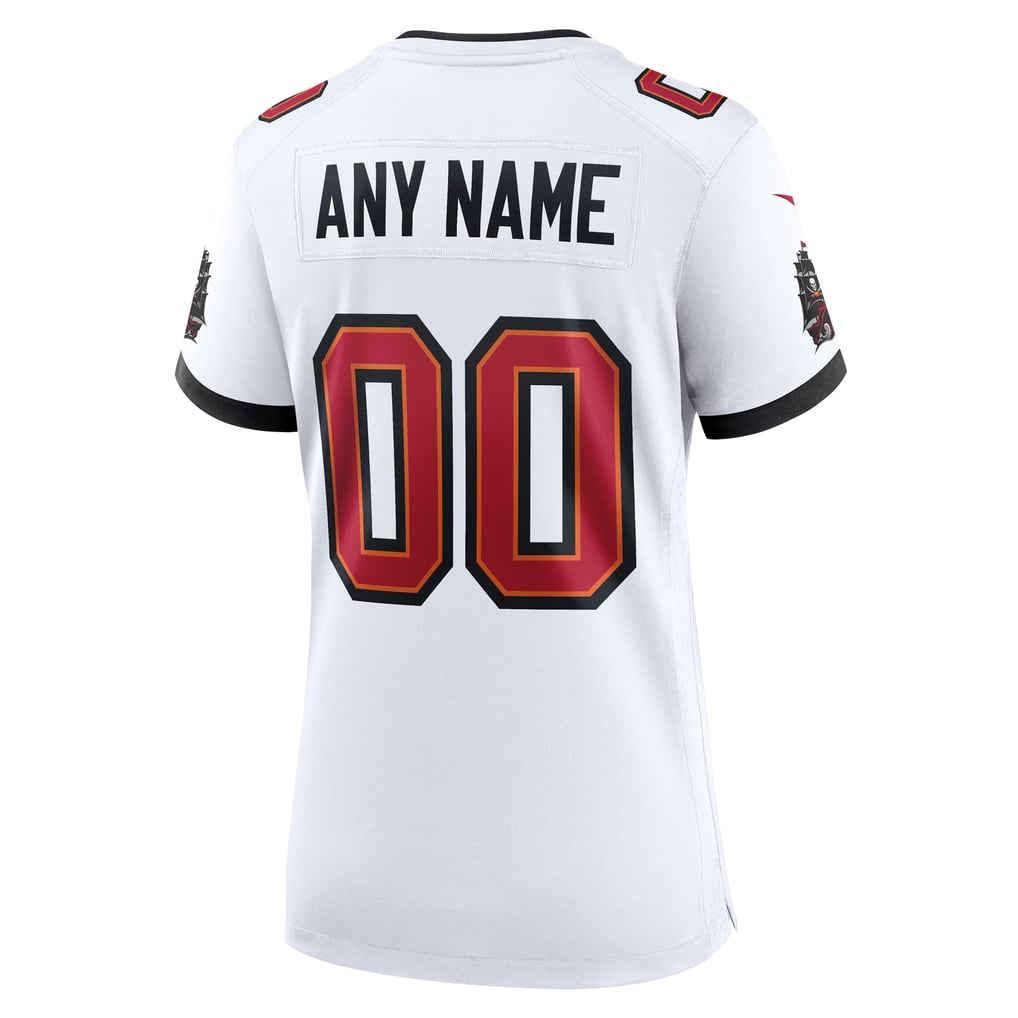 Women's Tampa Bay Buccaneers White Custom Game Jersey