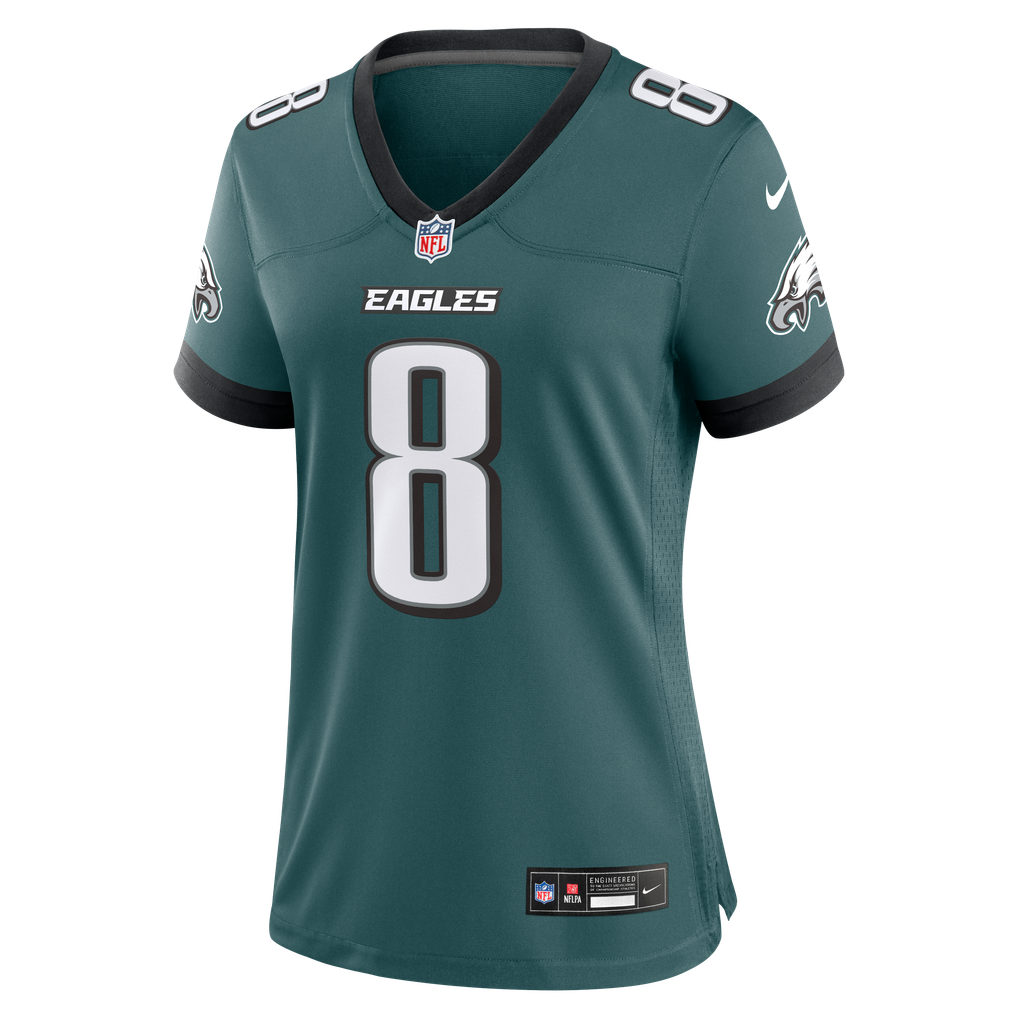 Women's Philadelphia Eagles Tank Bigsby Midnight Green Team Game Jersey