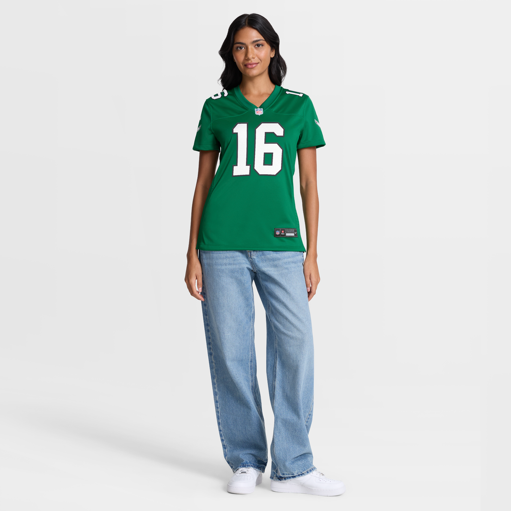 Women's Philadelphia Eagles Tanner McKee Kelly Green Alternate Game Jersey
