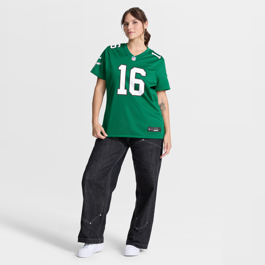 Women's Philadelphia Eagles Tanner McKee Kelly Green Alternate Game Jersey