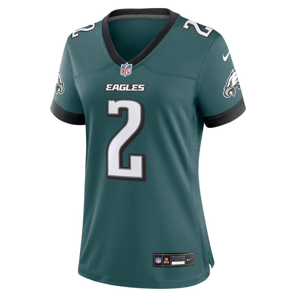 Women's Philadelphia Eagles Tariq Woolen Midnight Green Team Game Jersey